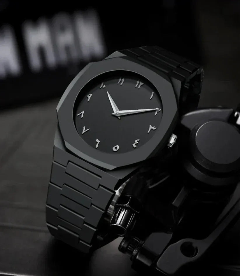 Black Aura Watch For Men & Boys