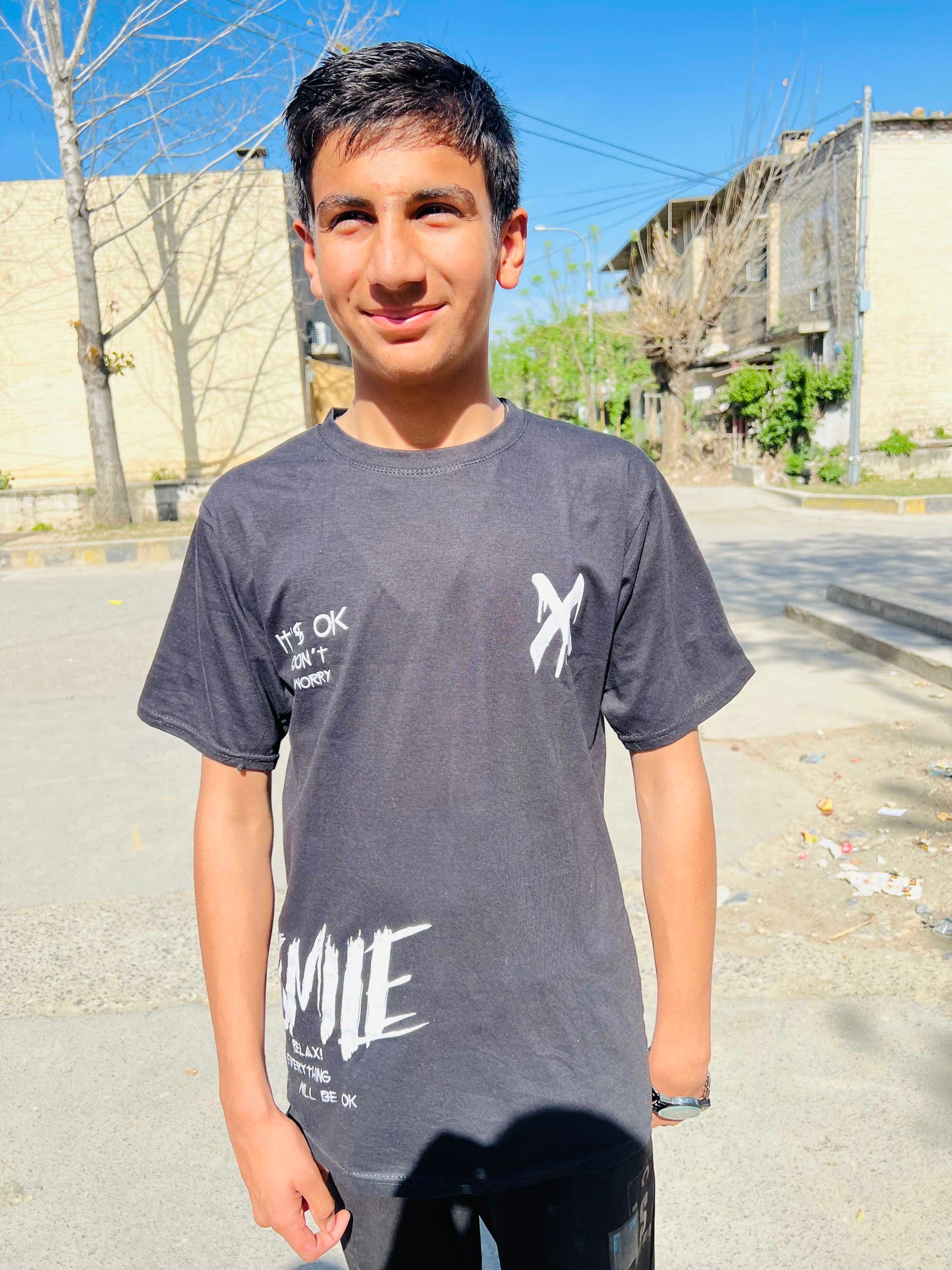 New SMAILE printed High Quality T Shirt For Boys And Men
