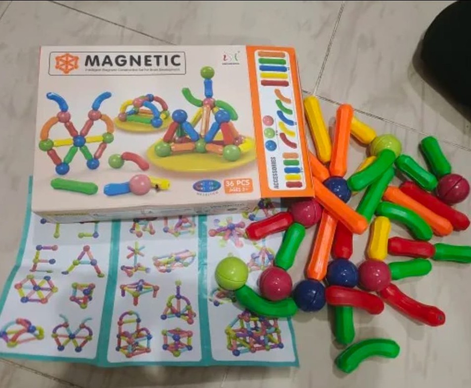 Magnetic Bar Blocks 36 Pieces