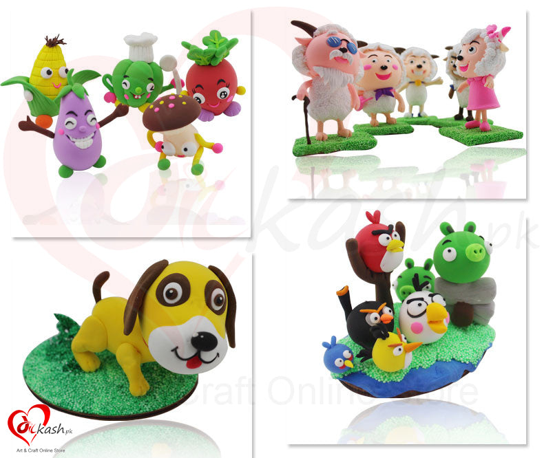 Play Dough Fomic Pack of 12 - Non-Toxic Modeling Clay for Kids, Soft & Colorful DIY Arts