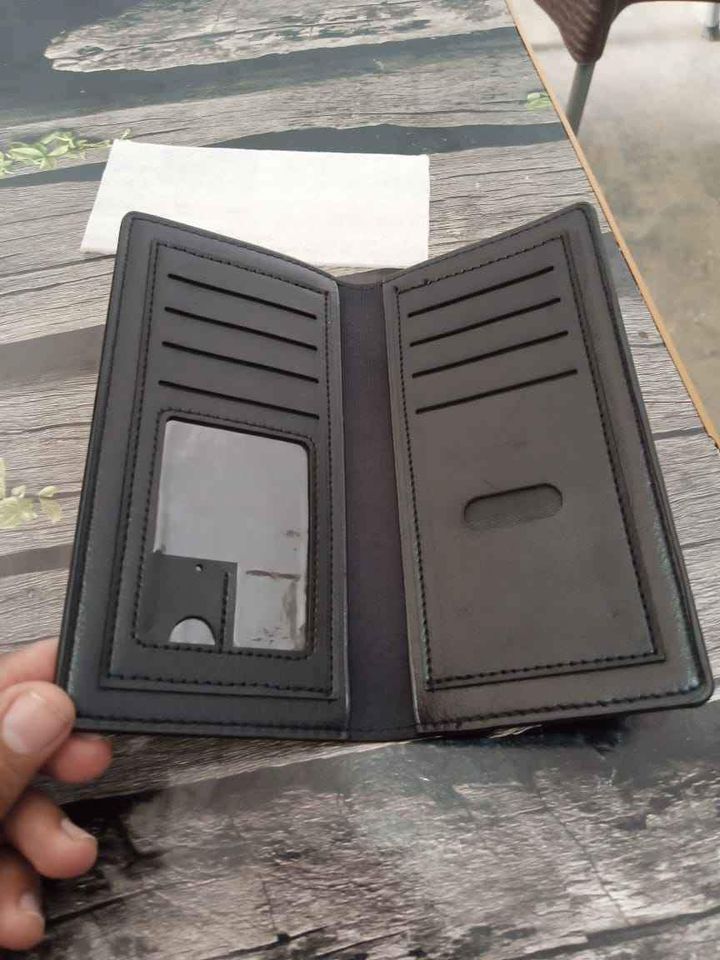 TheMarkhor AIKS KANGROO Slim Long Mobile Money and Card Holder Leather Wallet for Men's
