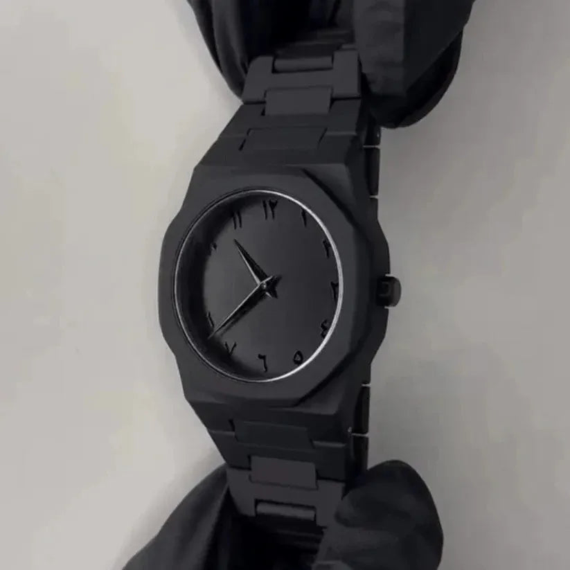 Black Aura Watch For Men & Boys