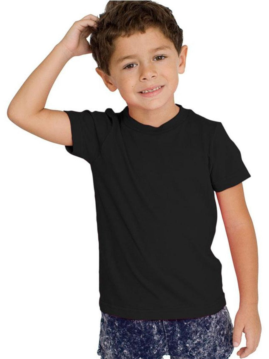 The HR Clothing Summer Plain Black T-shirt For Kids