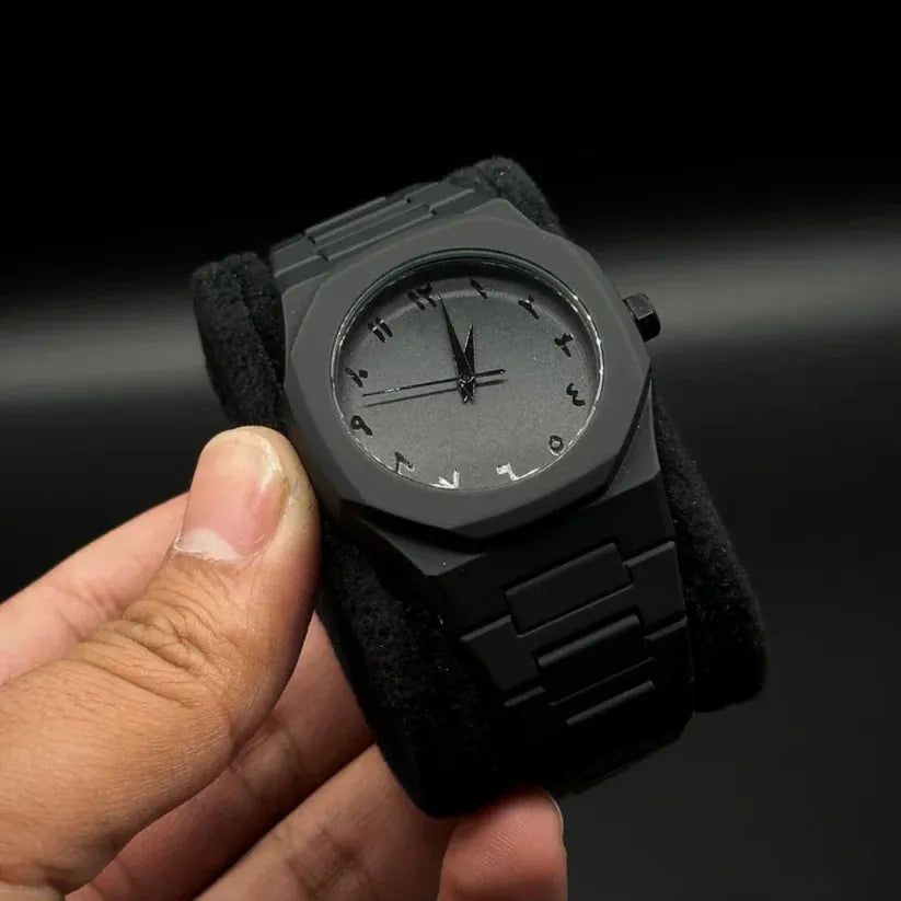 Black Aura Watch For Men & Boys