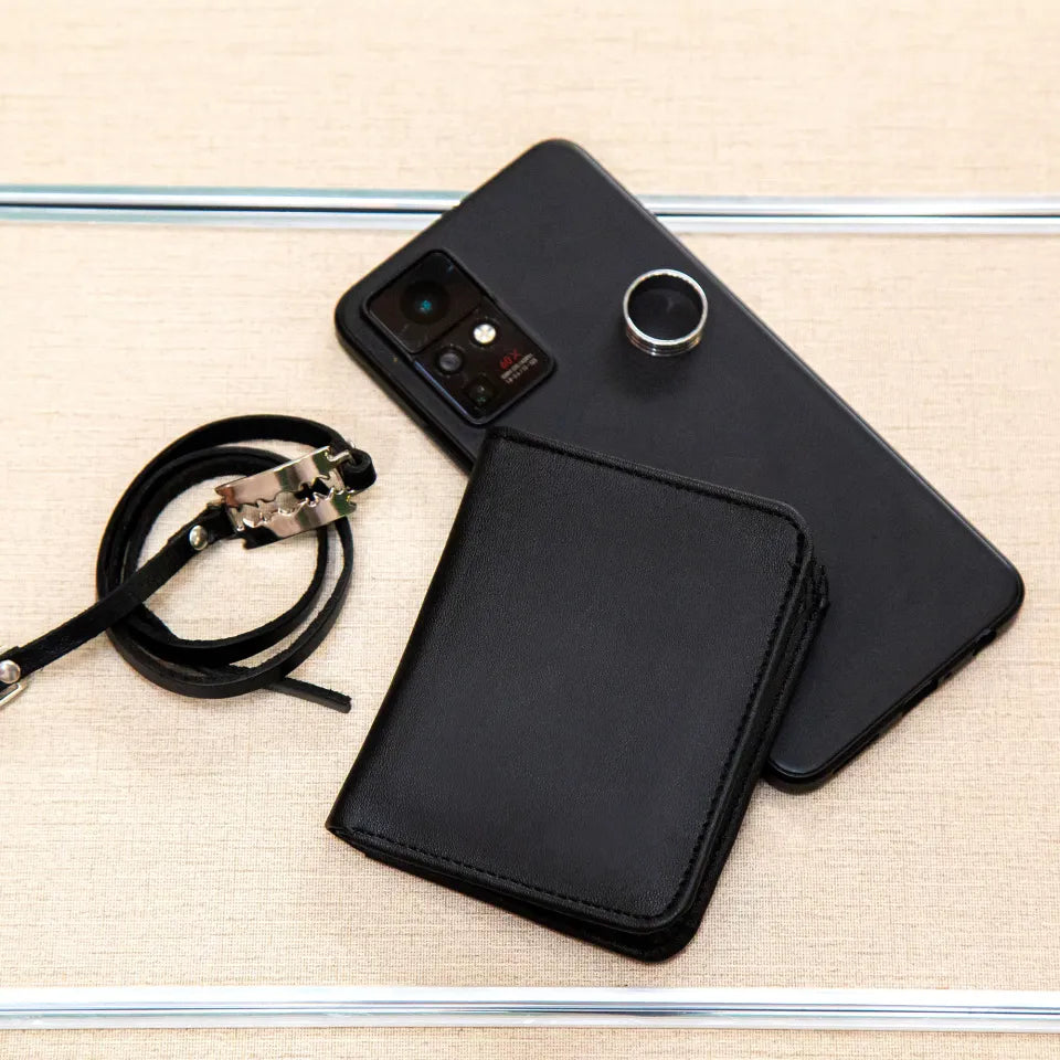 Wallet For Men 100% Genuine PU Leather Slim and Smart Pocket friendly wallet for men