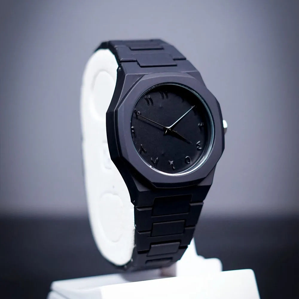 Black Aura Watch For Men & Boys