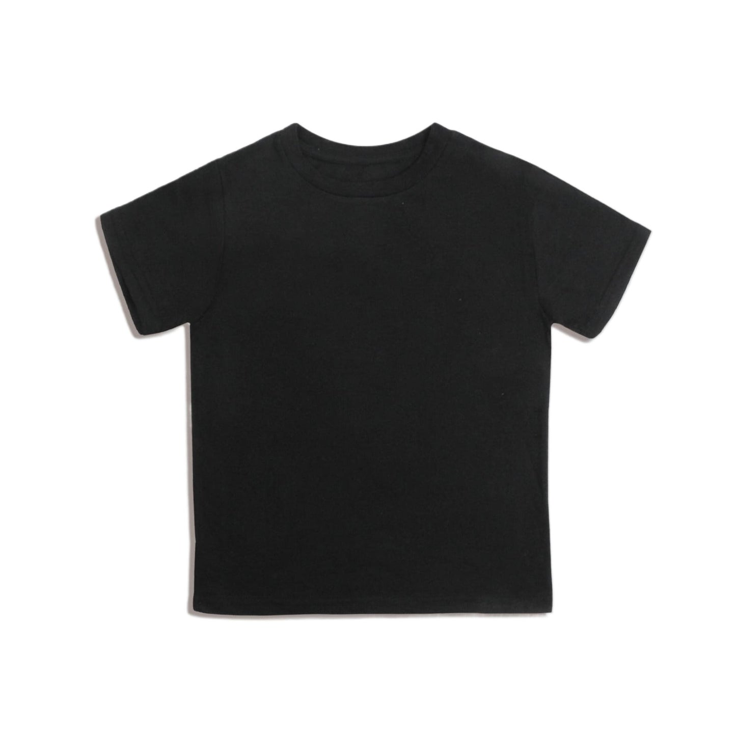 The HR Clothing Summer Plain Black T-shirt For Kids