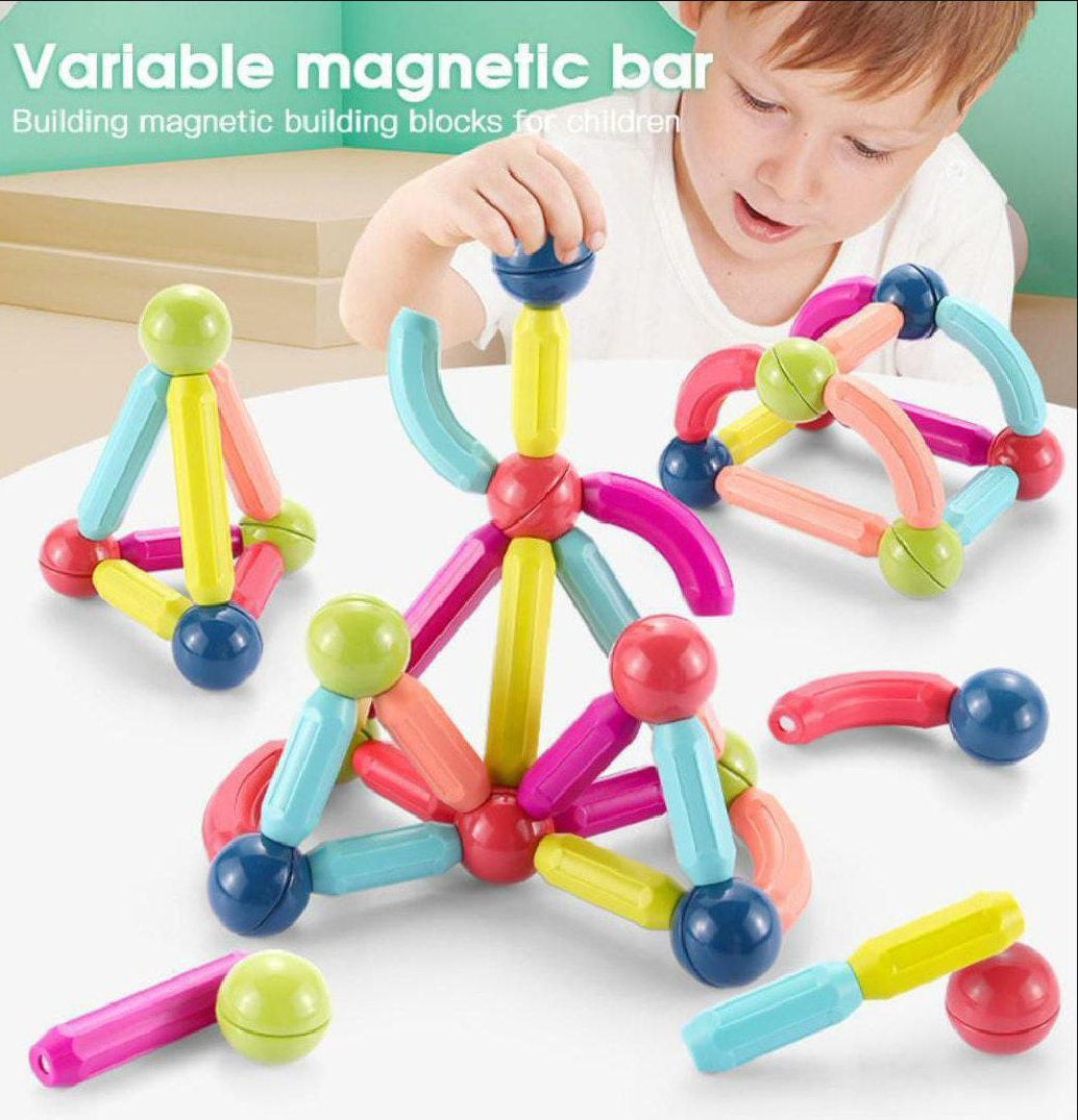 Magnetic Bar Blocks 36 Pieces
