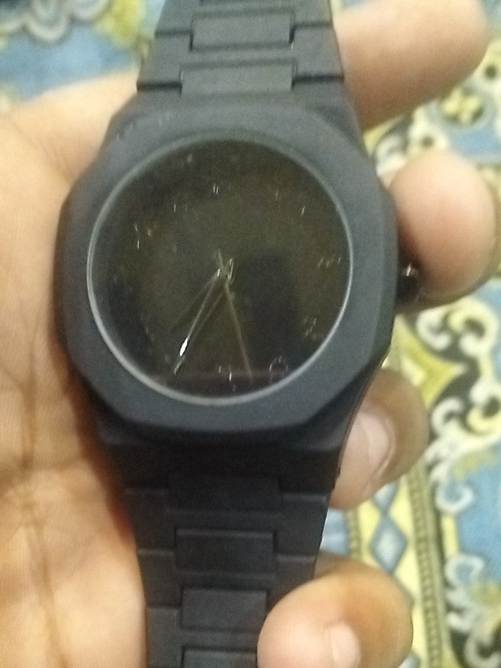 Black Aura Watch For Men & Boys