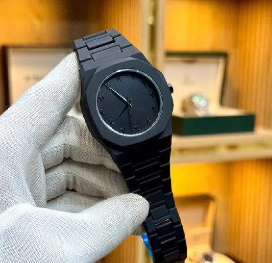 Black Aura Watch For Men & Boys