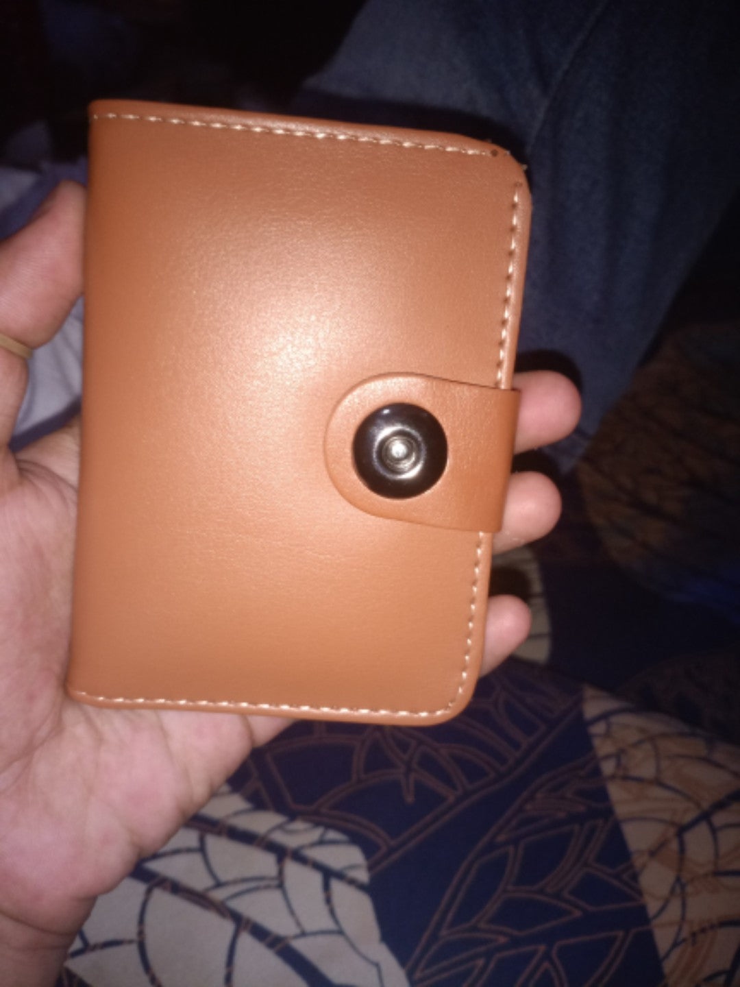 Premium Bifold Mini Wallet - Slim Synthetic Leather Card Holder with Cash