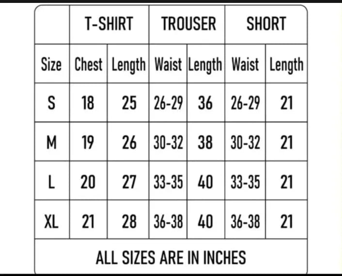 Stylish Tom and Jerry Printed Round Neck Half Sleeves Casual Tracksuit