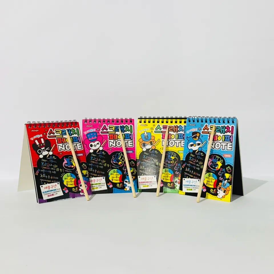 Large Magic Drawing Book Scratch Art Toy-Scratch Art Book for Kids