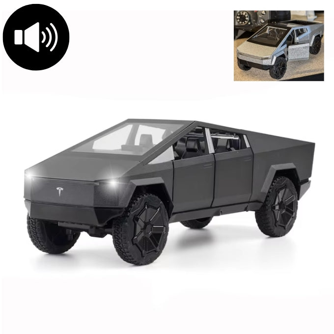 Tesla Cyber Truck Die cast Model Toy Car For Kids - Front Door and trunk Openable